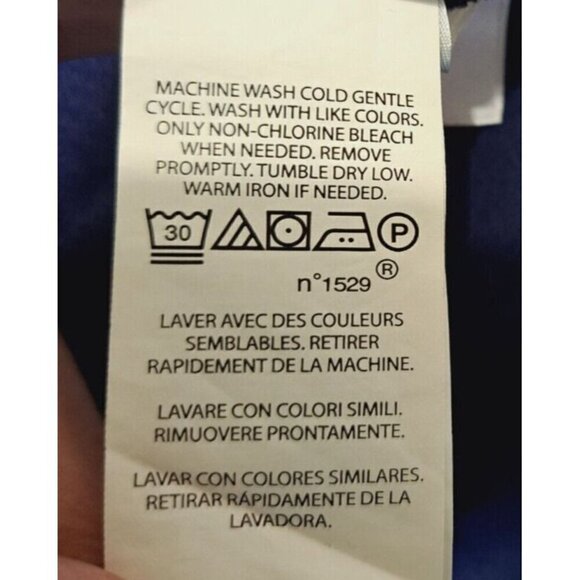 Polo Ralph Lauren Men's L Blue Long Sleeve Classic Fit T-Shirt Multicolor Logo - Picture 6 of 6